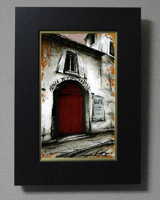 裏通りの小さな美術館