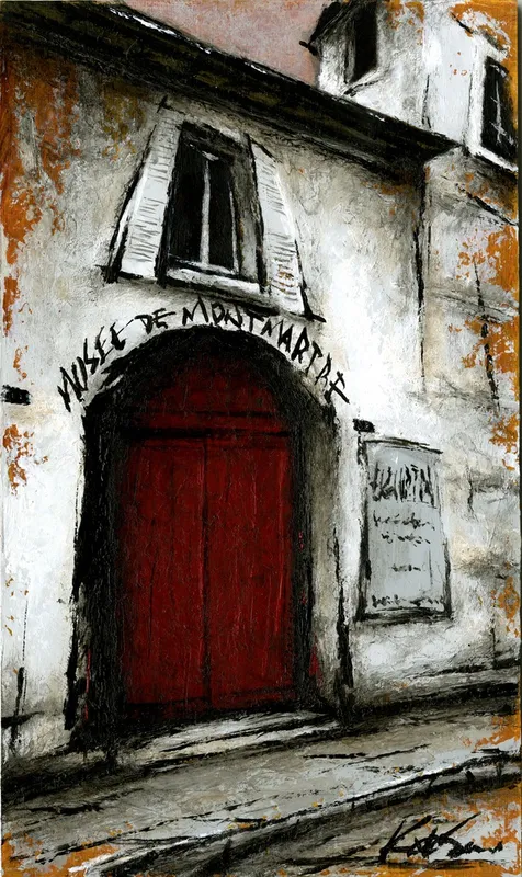 裏通りの小さな美術館