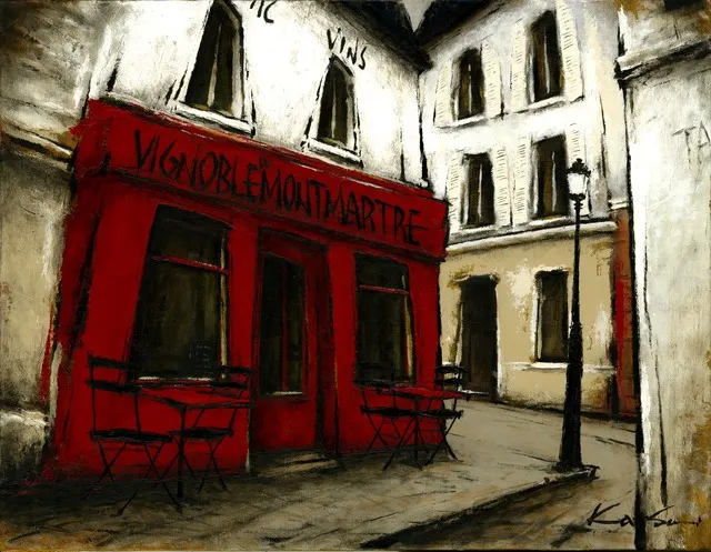 モンマルトルの裏通り