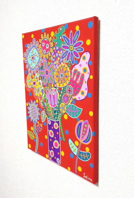 一歩踏み出す花たち