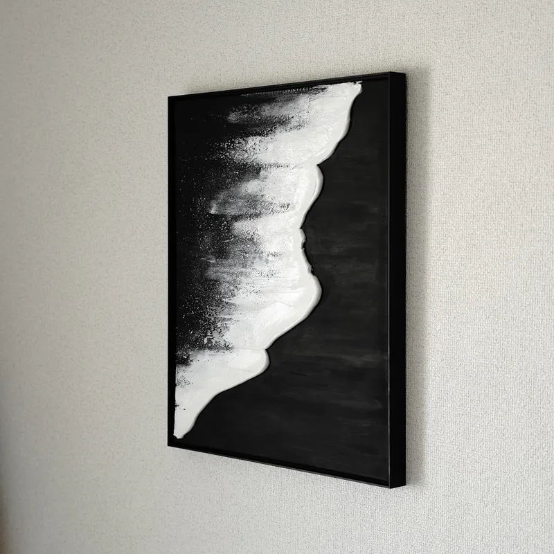 【Beach-50×40cm】black slider-4