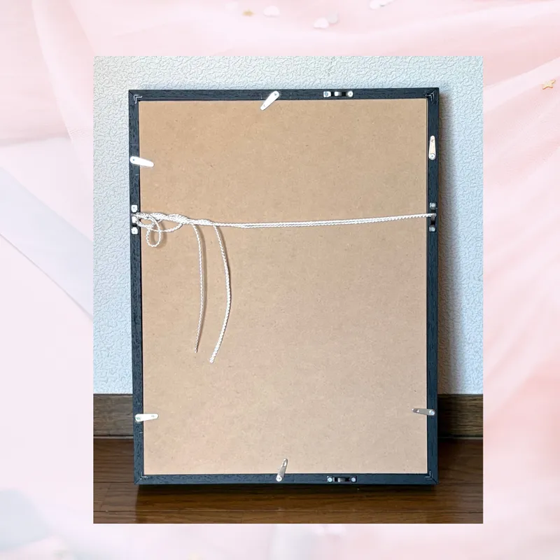 風景画「水辺に咲く桜」油彩画 F3 額付き slider-3