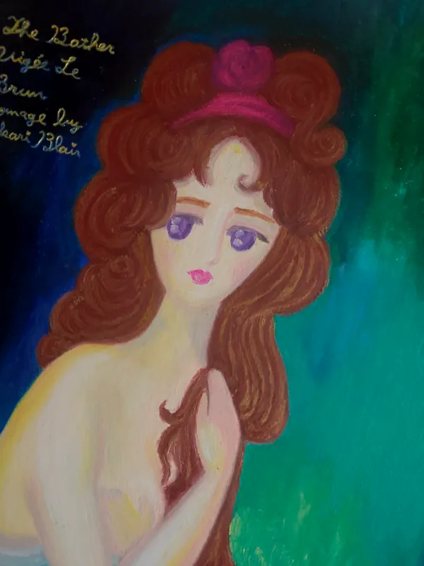 オマージュ作品 The bather