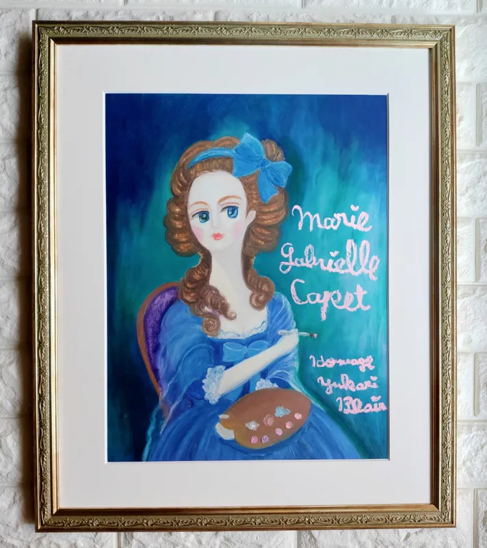 マリー・ガブリエル・カペ自画像 1783　オマージュ作品