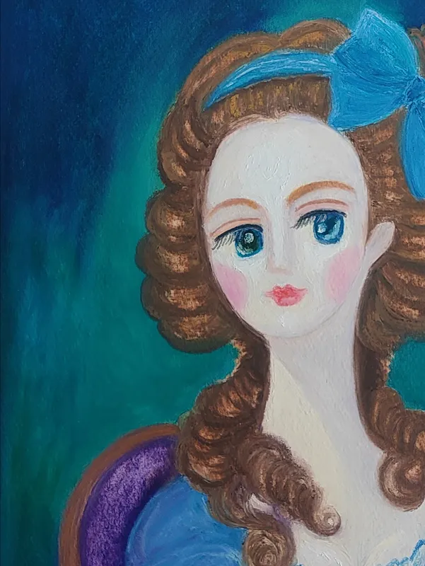 マリー・ガブリエル・カペ自画像 1783　オマージュ作品