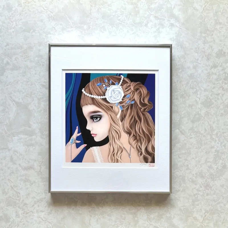 王女の横顔　蒼い指輪