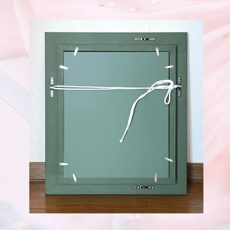 風景画「丘に広がる紫陽花」油彩画 F3/額付き slider-3