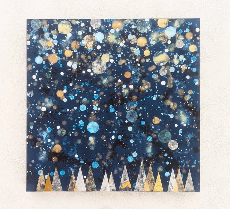 雪の森S3号（アクリル原画）