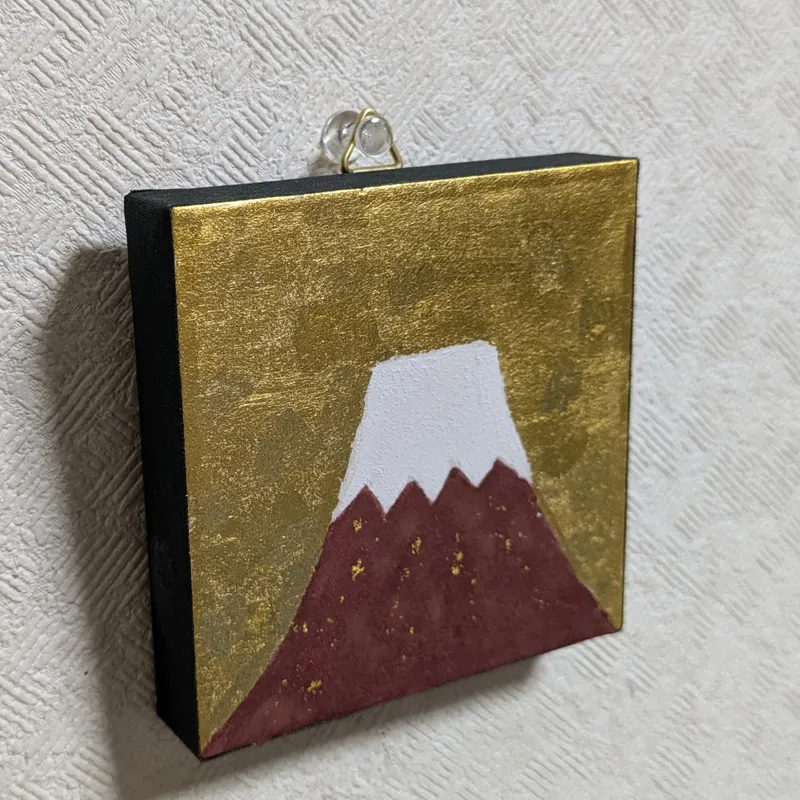地球からの贈り物「赤いろ富士山」