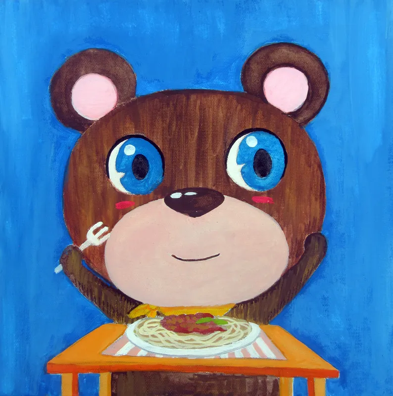 クマのお食事