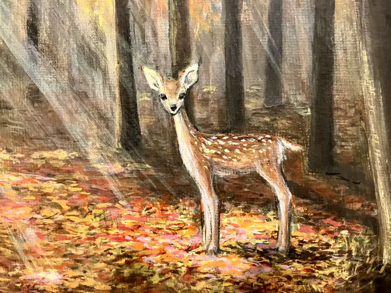 秋の森にて