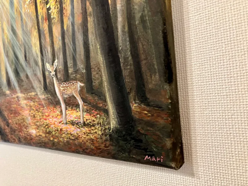 秋の森にて