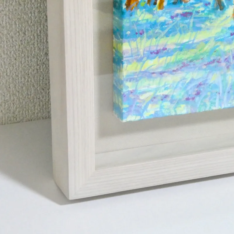 色彩の森　木々の中で