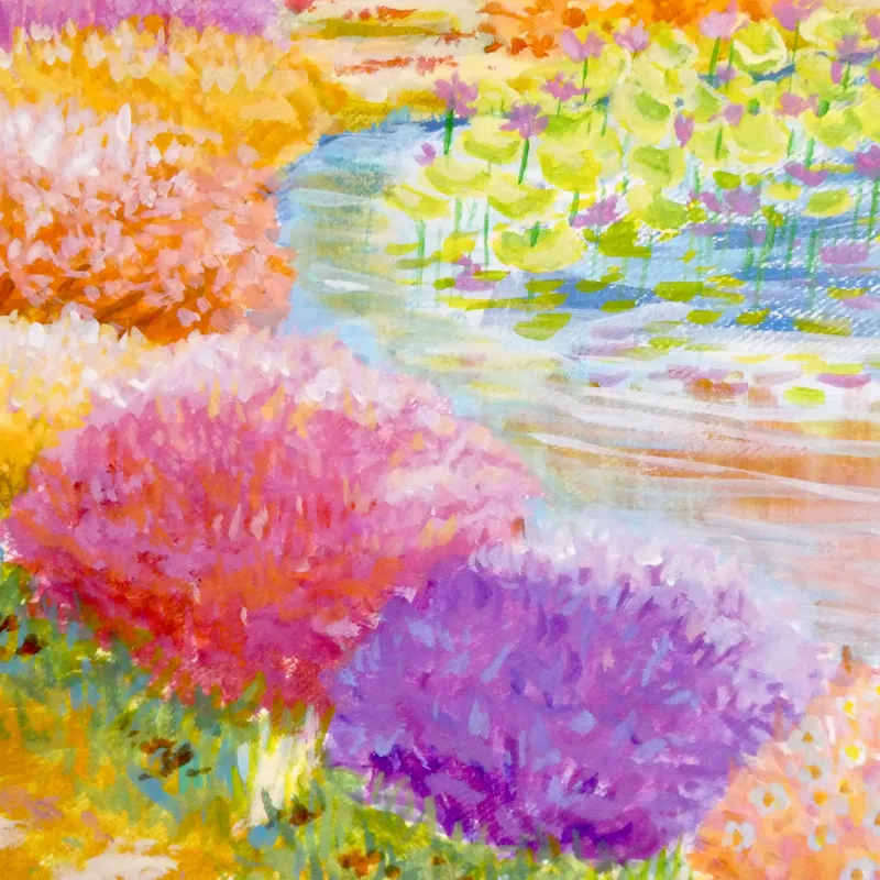 色彩の森　大きな木