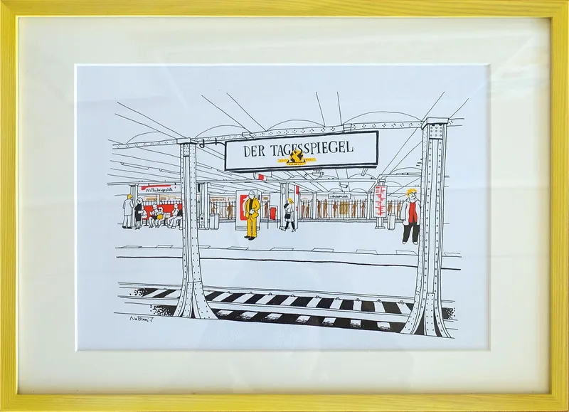地下鉄の駅～Wittenbergpla