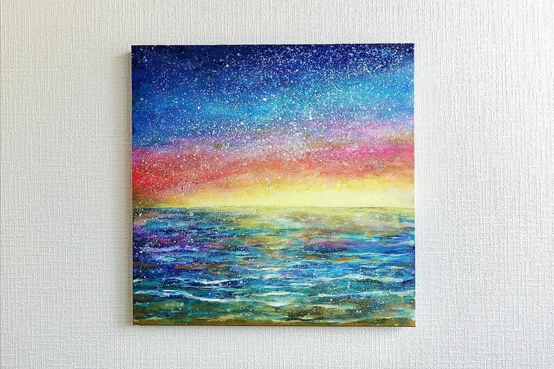 空と海の絵