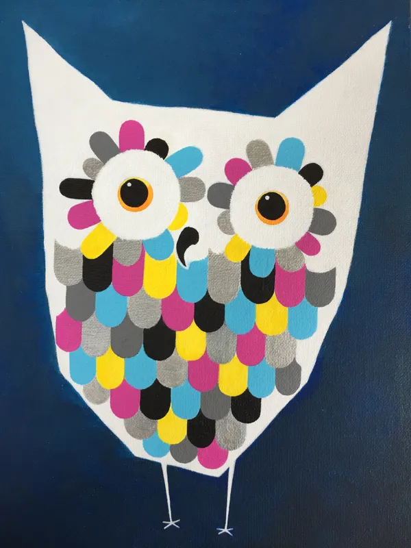 白いフクロウ