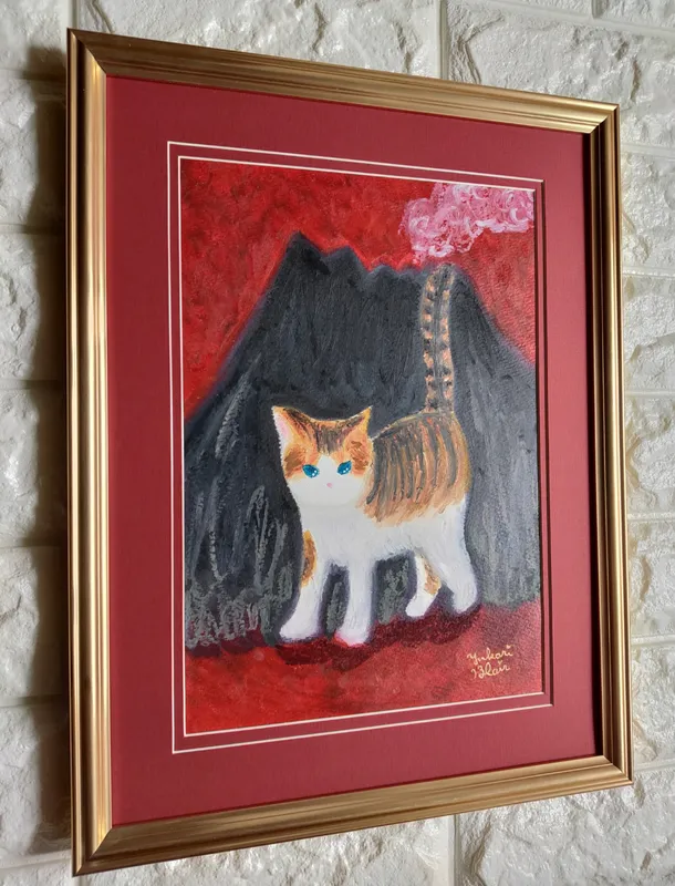 Volcano and Cat 〜桜島と猫