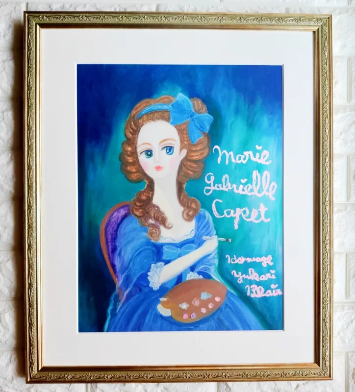 マリー・ガブリエル・カペ自画像 1783　オマージュ作品