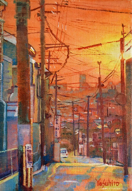 下町の夕焼け