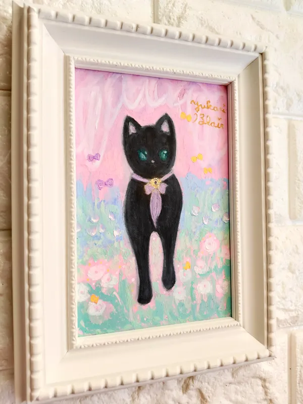 ちょうちょとリボンと黒猫さん