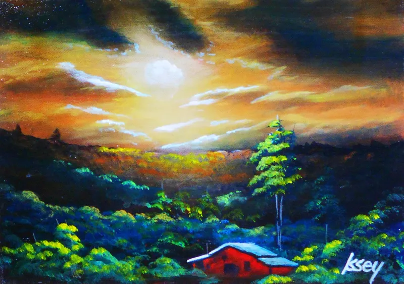 夕暮れ８