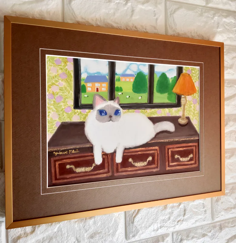 マナーハウスの窓辺から