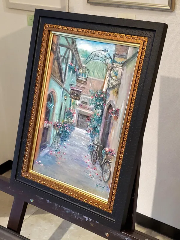 ワイン畑へ続く路