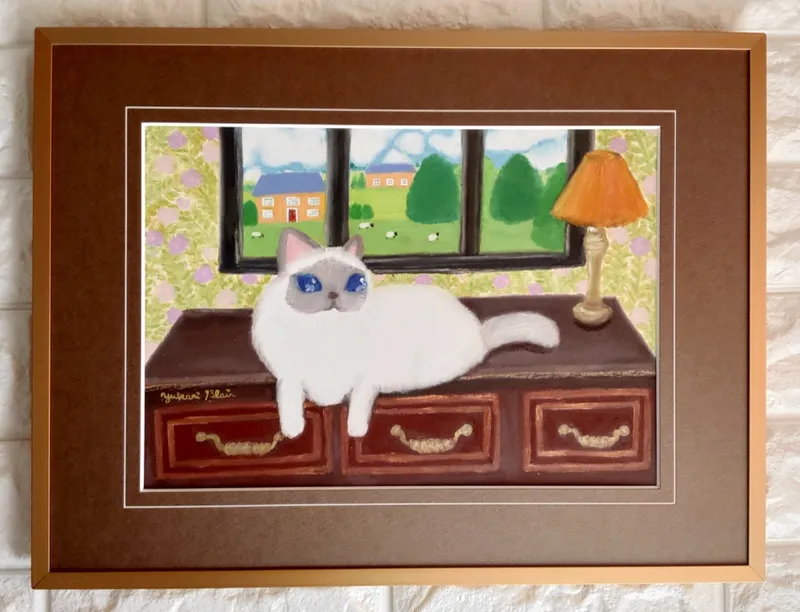 マナーハウスの窓辺から