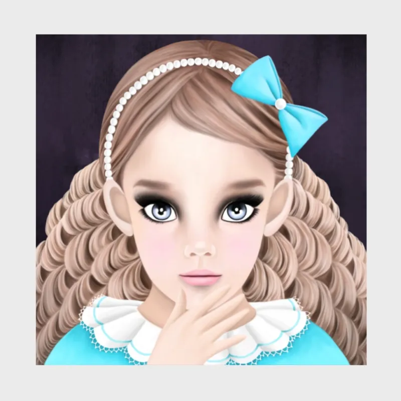 真珠のカチューシャ