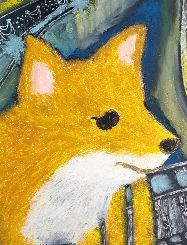 小樽運河ときつねさん