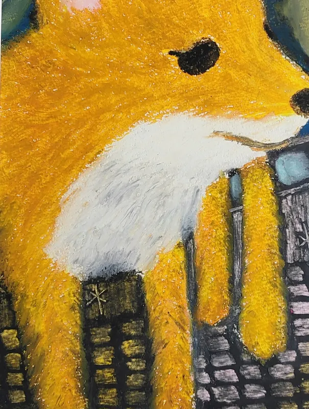 小樽運河ときつねさん