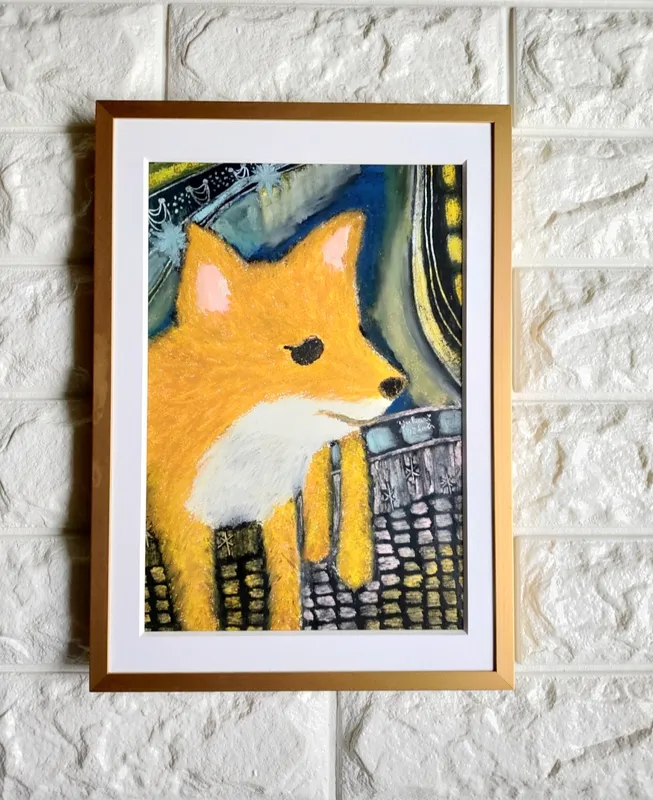 小樽運河ときつねさん