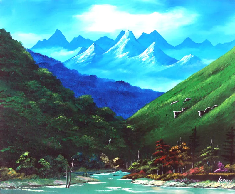 中央アルプスの流れ