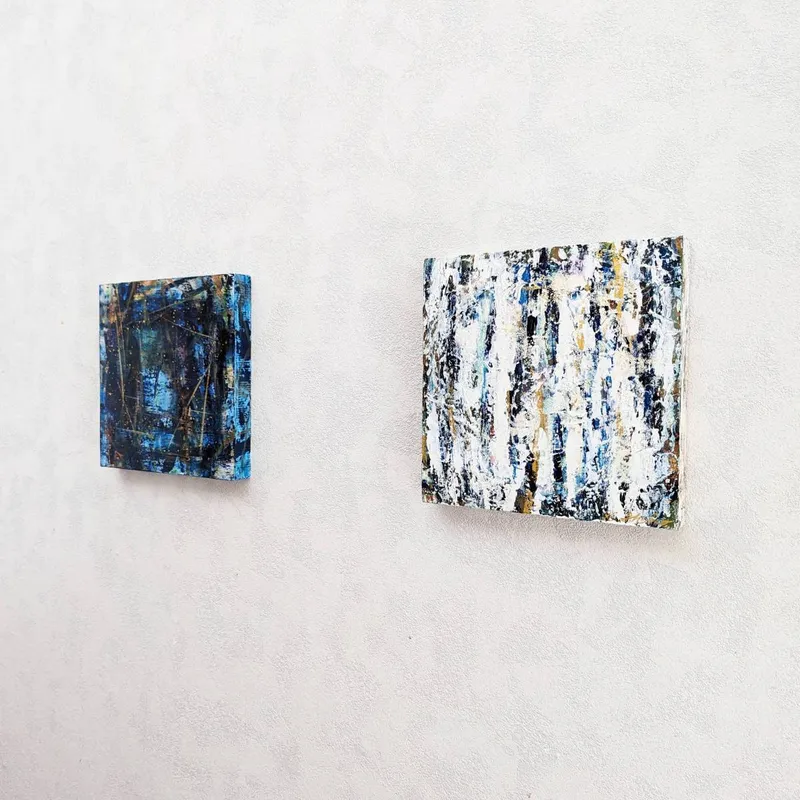 凍てつきと美しさ（油彩原画）