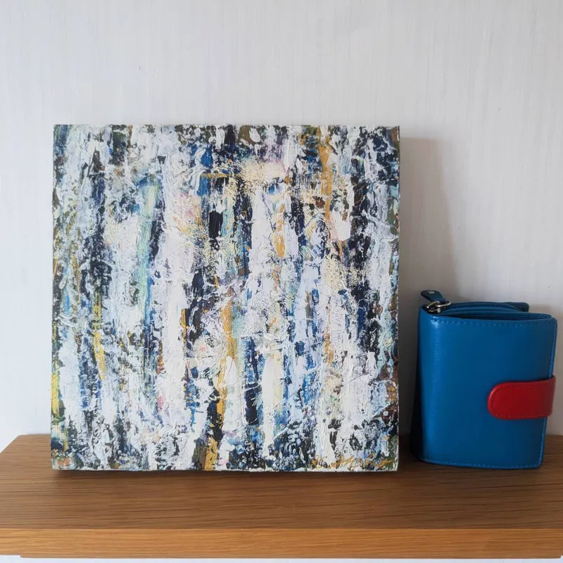 凍てつきと美しさ（油彩原画）