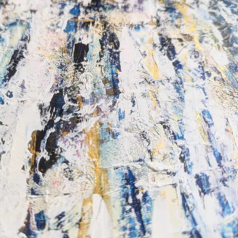 凍てつきと美しさ（油彩原画）