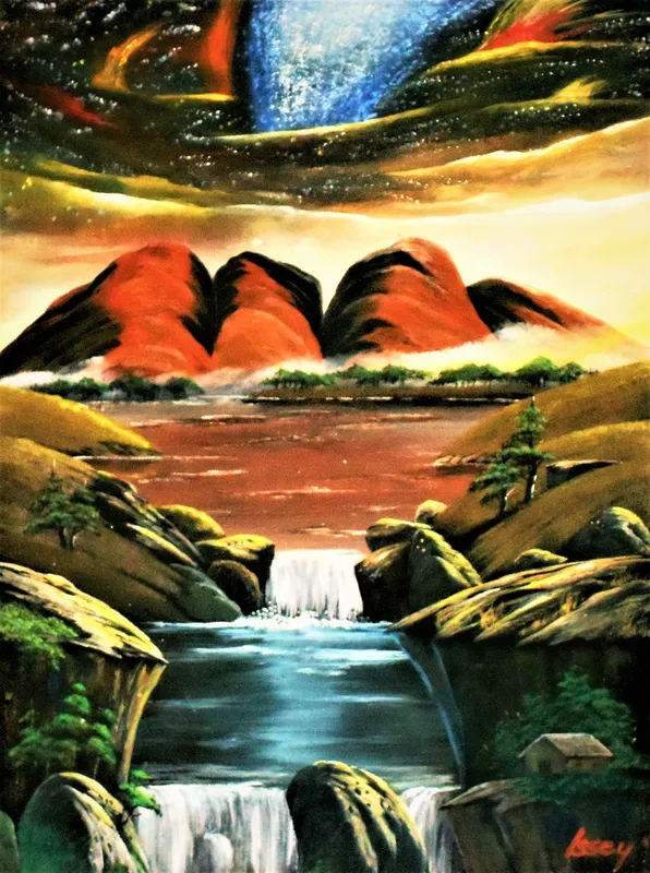 マウントオルガの滝