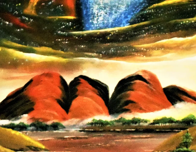 マウントオルガの滝