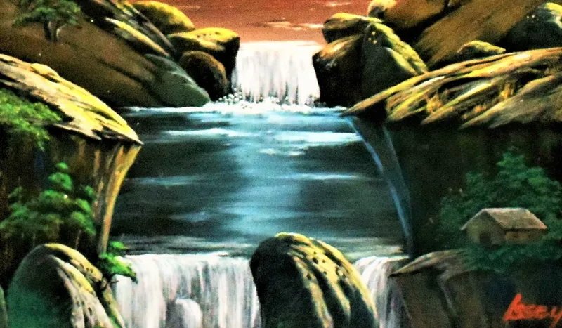 マウントオルガの滝