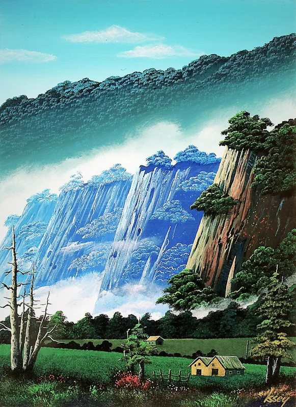 幻想山岳風景４