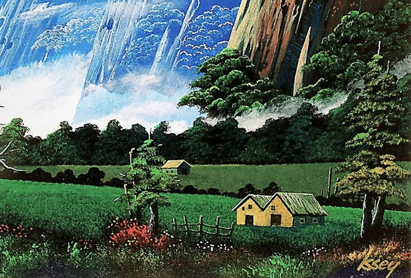 幻想山岳風景４