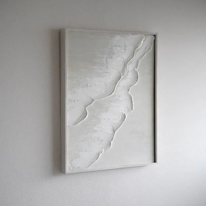 【Beach-growth-】51×41cm ミルクティー