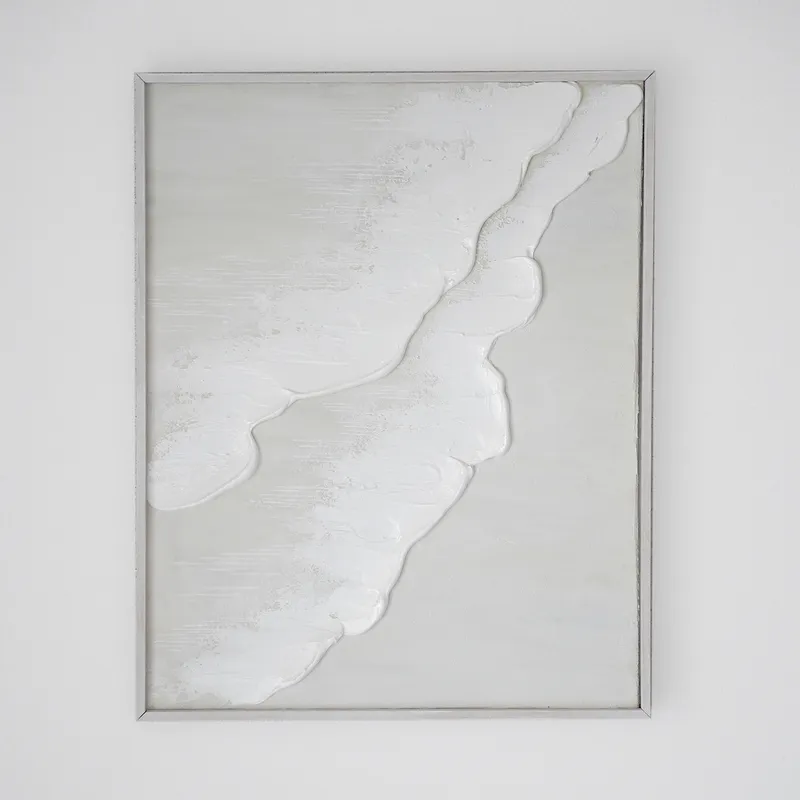 【Beach-growth-】51×41cm ミルクティー