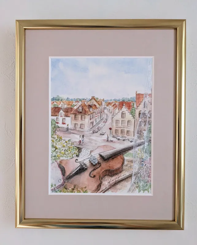 ブルージュの窓辺から