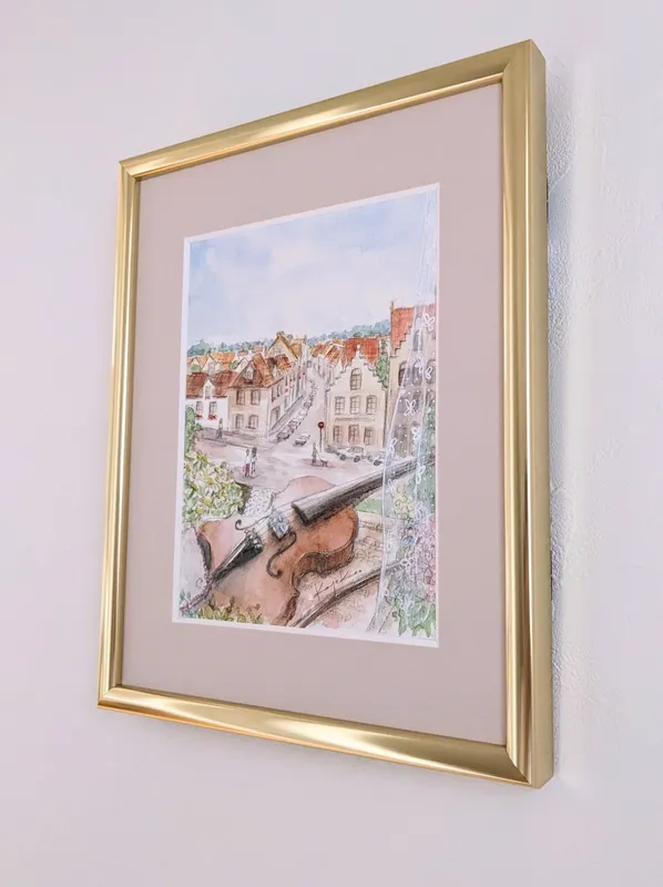 ブルージュの窓辺から