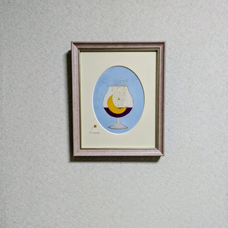 ワインに浮かぶ三日月