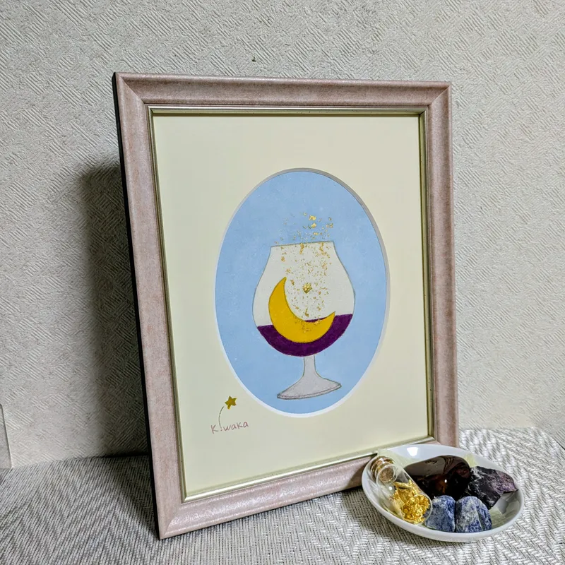 ワインに浮かぶ三日月