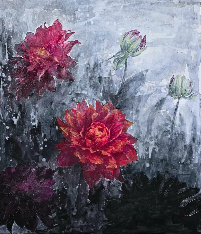 Dahlia (red position)