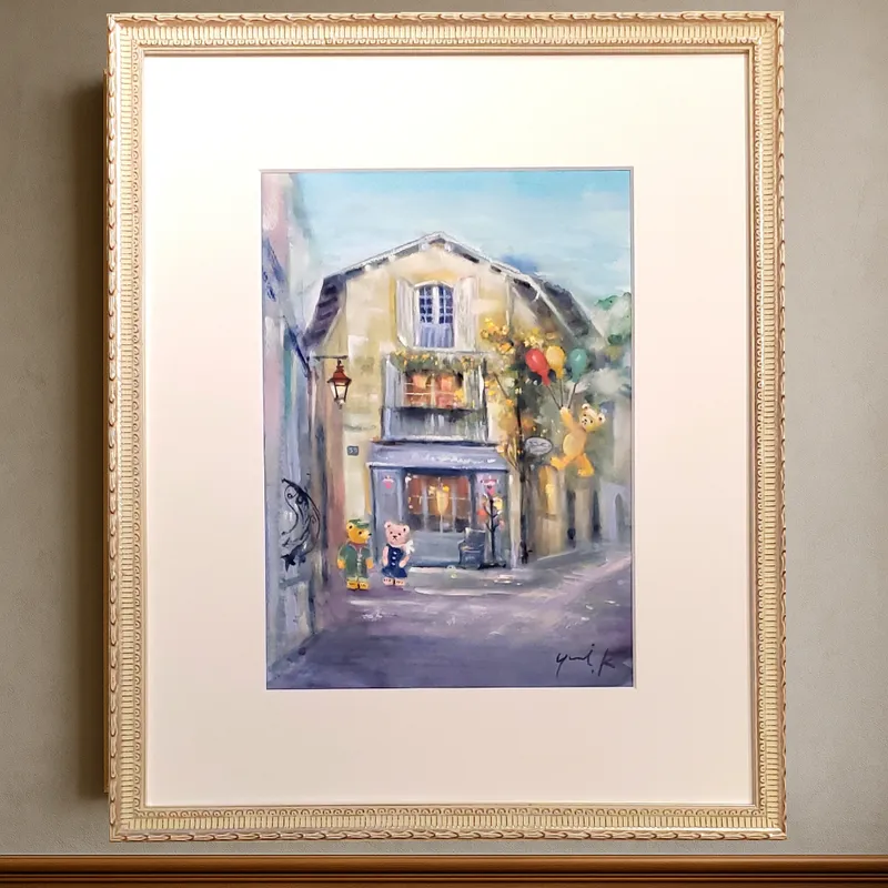 クマ達の黄花藤の咲くお店